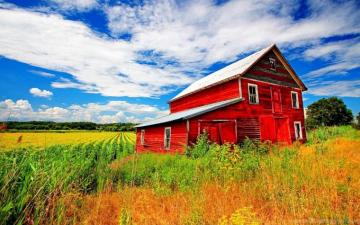 Red Barn Background Wallpaper Px Wallpaperfort
