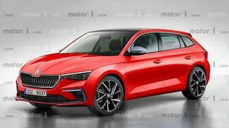 Sibling Rivalry Skoda Scala Rendered To Take On The Vw Golf