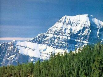 Canadian Rockies Mount Edith Cavell Nature Wallpaper Image Featuring