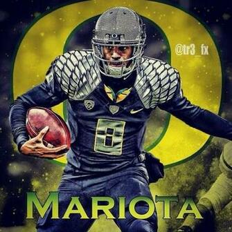 Mariota For The Oregon Ducks Football