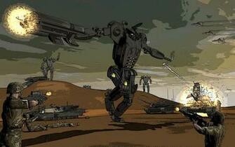War Against Machines Full HD Wallpaper And Background