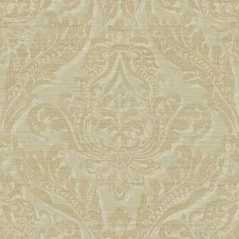 Silver And Gold Washed Damask Wallpaper Wall Sticker Outlet