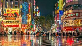 Tokyo City Fashion At Night Wallpaper S