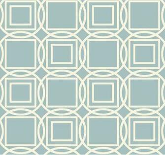 Ronald Redding Sculptured Surfaces Teal And Cream Labyrinth Wallpaper
