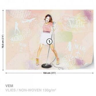 Disney Violetta Wall Paper Mural Buy At Ukposters