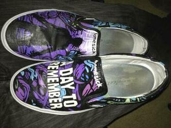 A Day To Remember Homesick Vans By Shoesbyshea
