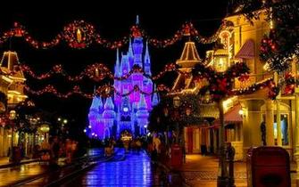 Disney World U S A Christmas Photos Wallpaper The Fun Bank