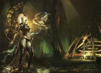 Dark Elf Wallpaper On