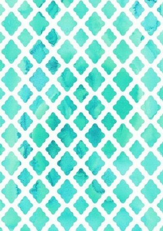 Pretty Blue Trellis Pattern Watercolor Patterns Art