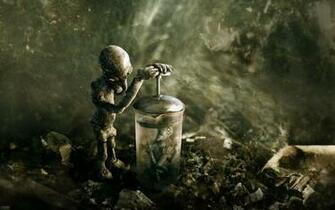 Creepy Computer Wallpaper Desktop Background Id