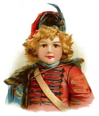 Victorian Boy Clip Art Little Drummer Up To Date Blueing