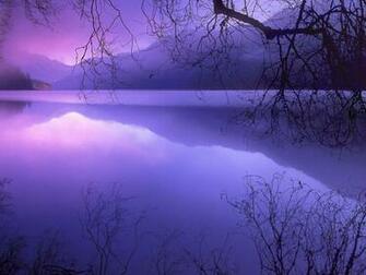 Nature Purple Haze Over Lake Crescent Olympic National