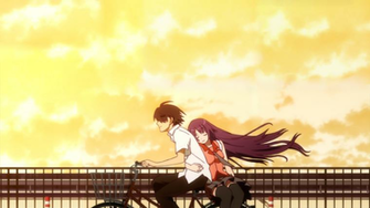 Bakemonogatari Bike Ride 4k Ultra HD Wallpaper Background Image
