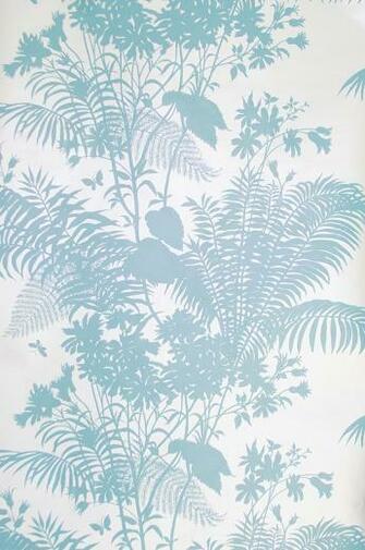 Shadow Floral Wallpaper Striking Silver With