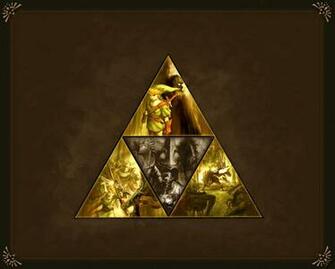 Legend Of Zelda Twilight Princess Tri Force Link Wallpaper Background