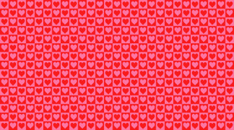 Red Pink Seamless Hearts Valentines Desktop Wallpaper