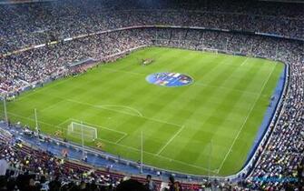 Camp Nou Stadium Barcelona HD Background Widescreen Wallpaper