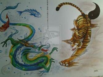 Dragon Vs Tiger Wallpaper By Lacie Alice