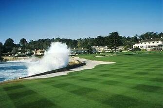 Beach Golf Course Wallpaper Pebble For The Sixth