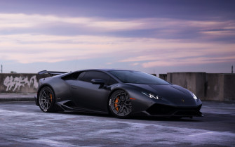 Black Lamborghini Wallpaper 4k