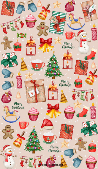 Christmas Aesthetic Wallpaper Vintage Item