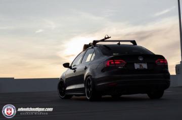 Volkswagen Jetta Sedan Gli Hre Wheels Tuning Cars Black