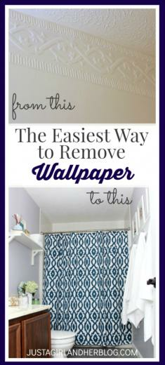 The Easiest Way To Remove Wallpaper Just A Girl And Her