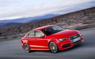 Audi S3 Red Side Stock Photos Image HD Wallpaper