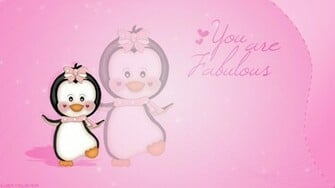 Wallpaper Cute Penguin By Lauraclover