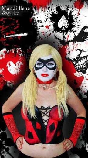 Harley Quinn Wallpaper iPhone Body Paint Sledge