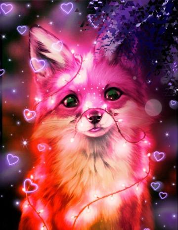 Fantasy Fox Cute Animal Drawings Cartoon Animals