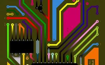 Electronics Circuits Wallpaper Paths