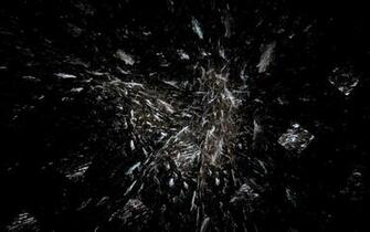 Ice Mud Black Background Widescreen Fractal Art Wallpaper