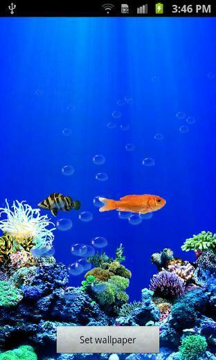Android Live Wallpaper The Aquarium