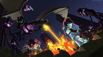 Minecraft Ender Dragon Wallpaper Top