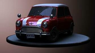 Mini Cooper Classic Automotive Car Digital Art Jpg