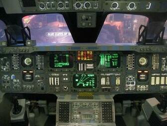Space Shuttle Cockpit Mock Up Wallpaper