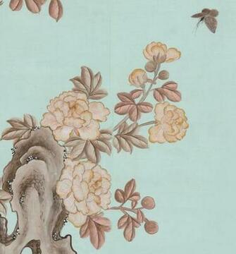 Coffee And Cream Chinoiserie Wallpaper Product Image Of