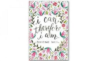 Floral Watercolor Lettering Wallpaper For iPhone iPad The