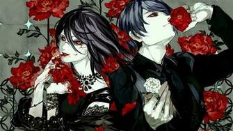 Tokyo Ghoul Rize And Tsukiyama HD Wallpaper