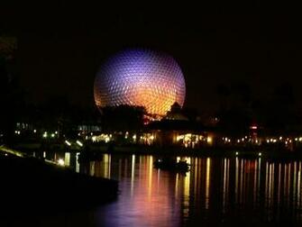 Epcot Wallpaper Dome At Night