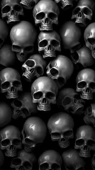 Black Skulls Wallpaper Skull iPhone