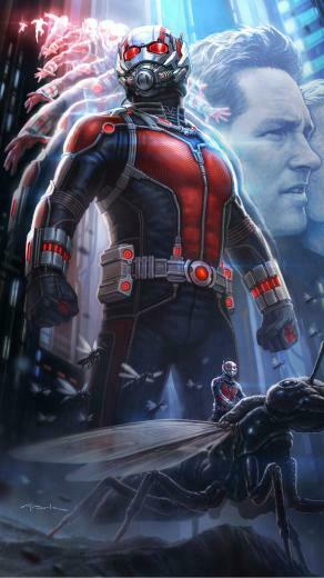 Ant Man Poster iPhone 3wallpaper Parallax Les Wallpaper Du