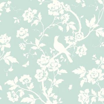 Fine Decor Chinoiserie Floral Wallpaper Mint Green