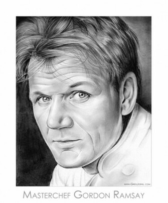 Chef Gordon Ramsay By Gregchapin