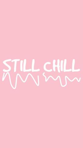 Still Chill Wallpaper Pastel Pink Flamingo