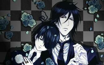 Black Butler Sad Desktop Wallpaper Floral Background