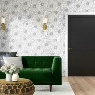 House Of Hampton Millennium Park L X W Floral Wallpaper