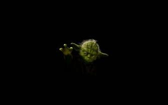 Star Wars Minimalistic Jedi Yoda HD Wallpaper Movies Tv
