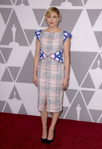 Greta Gerwig In Chanel 90th Annual Academy Awards